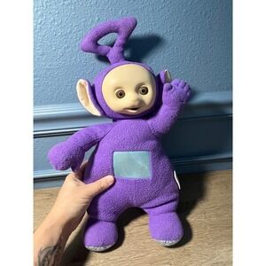 Purple Teletubbie Talking Plush Toy Tinky Winky With Screen For Kids N Voice